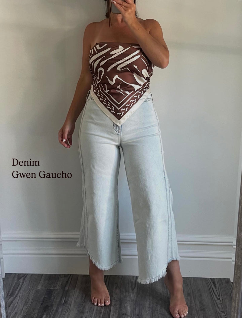 Denim Gwen Gaucho
