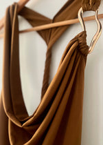 Mocha Algarve Fitted Maxi