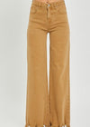 Denim Celine Camel Wide Leg Crop