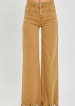 Denim Celine Camel Wide Leg Crop