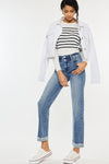 Denim Drea High Waisted Slim Straight