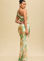 Tangerine Silky Algarve Formal Dress