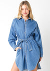 Denim Multi Wear Trench Dress