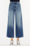 Denim London High Rise Crop Wide Leg