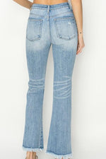 Denim Abbie High Rise Vintage Frayed Hem Bootcut