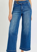 Denim Cora High Rise Crop Wide Leg