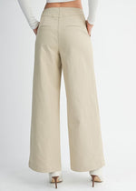 Oat Shore Wide Leg Dress Pant