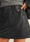 Black Vintage Leather Mini