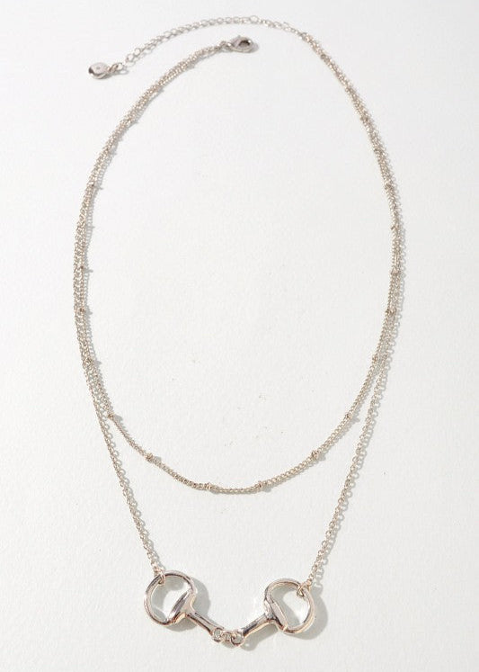 Silver Equestrian Double Chain
