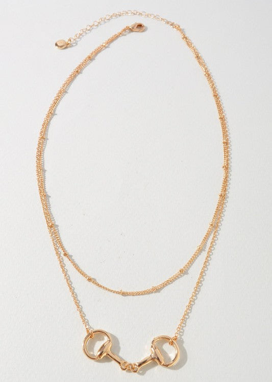 Gold Equestrian Double Chain