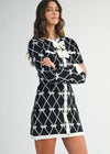 Paris Bows Sweater Dress /Pre Order