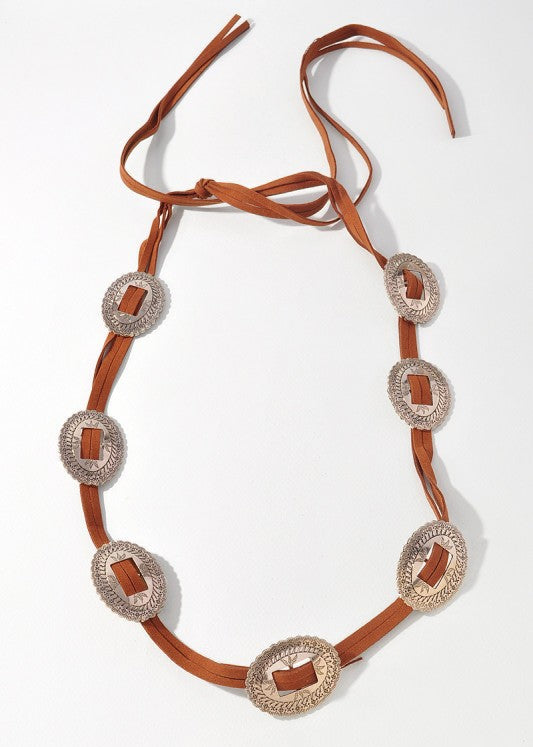 Espresso Wrap Western Belt