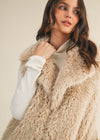 Oat Fur Vest