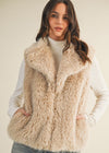 Oat Fur Vest