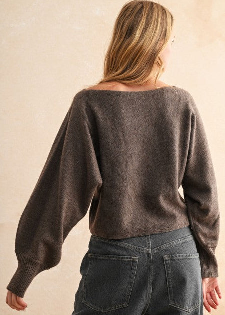 Espresso Soft Knit Sweater