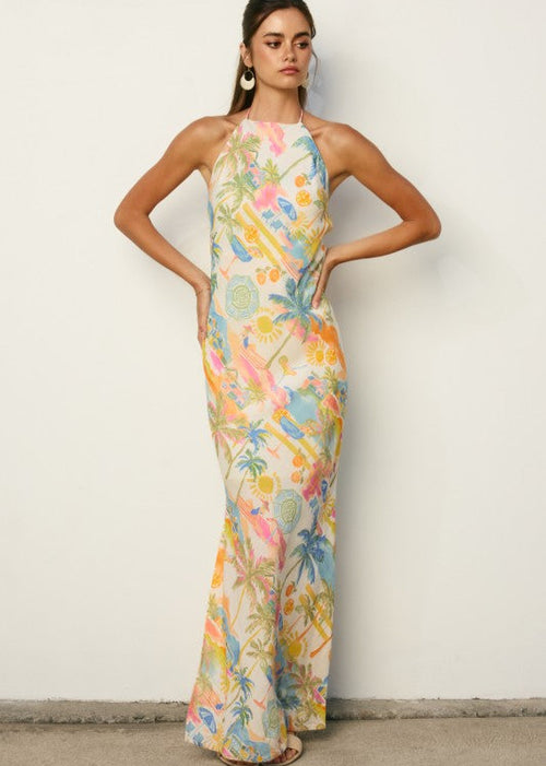 Blush & Blue Coastline Maxi Dress