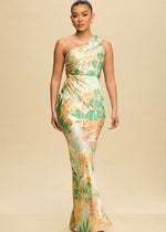 Tangerine Silky Algarve Formal Dress