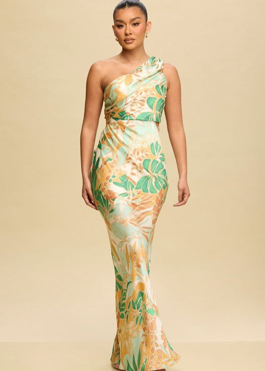 Tangerine Silky Algarve Formal Dress