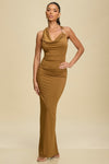 Mocha Algarve Fitted Maxi