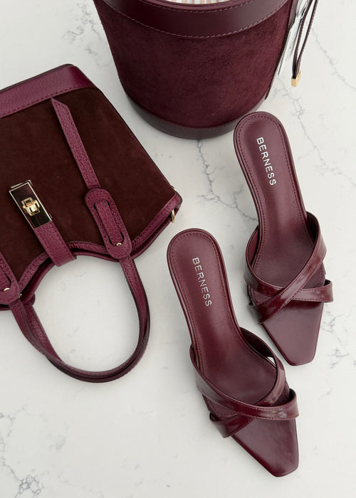 Wine Miriam Kitten Heel