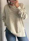 Oat Vintage Wash Loungewear Top