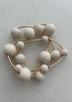 Oat Beaded Bangle Set