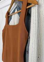 Camel Essential Knit Tank