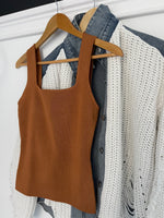 Camel Essential Knit Tank