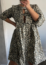 Mocha Leopard Paris Dress