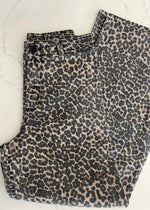 Leopard Denim Wide Leg