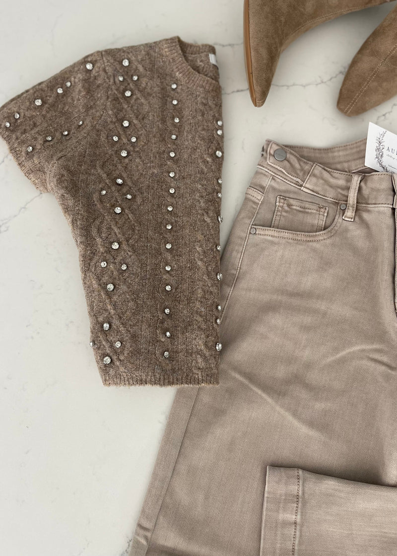 Mocha Paris Dress Sweater