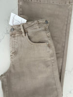 Mocha Paige Wide Leg Denim