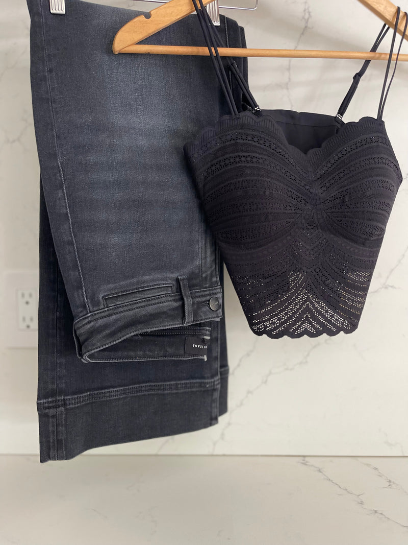 Black Seamless Bralette
