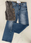 Gray Vintage Wash Vest