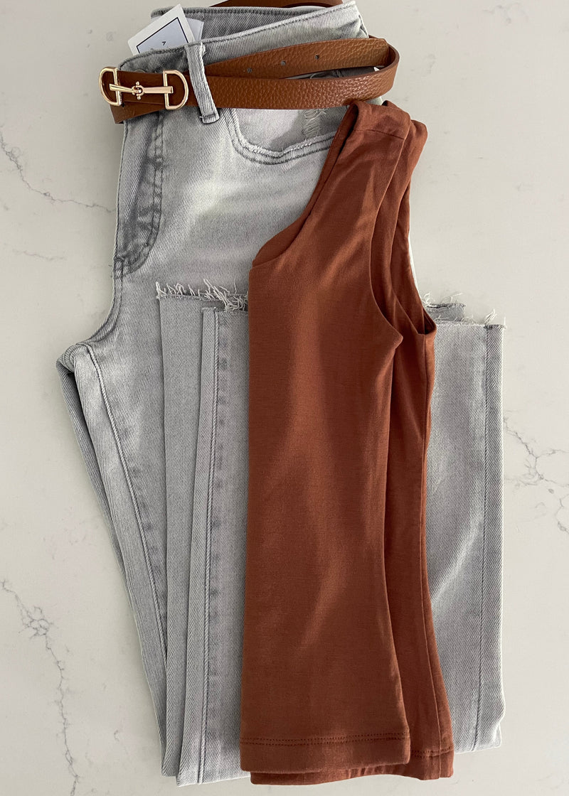 Camel Seamless Essential Tank Top