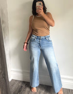 Denim Everly Mid Rise Wide Leg