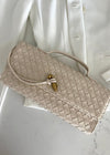 Oatmilk Woven Crossbody