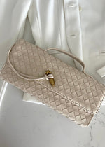 Oatmilk Woven Crossbody