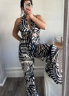 Black & White Venice Jumpsuit