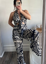 Black & White Venice Jumpsuit