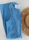 Blue Racer Back Essential Dress