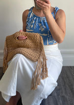 Blue Tropics Crop Top