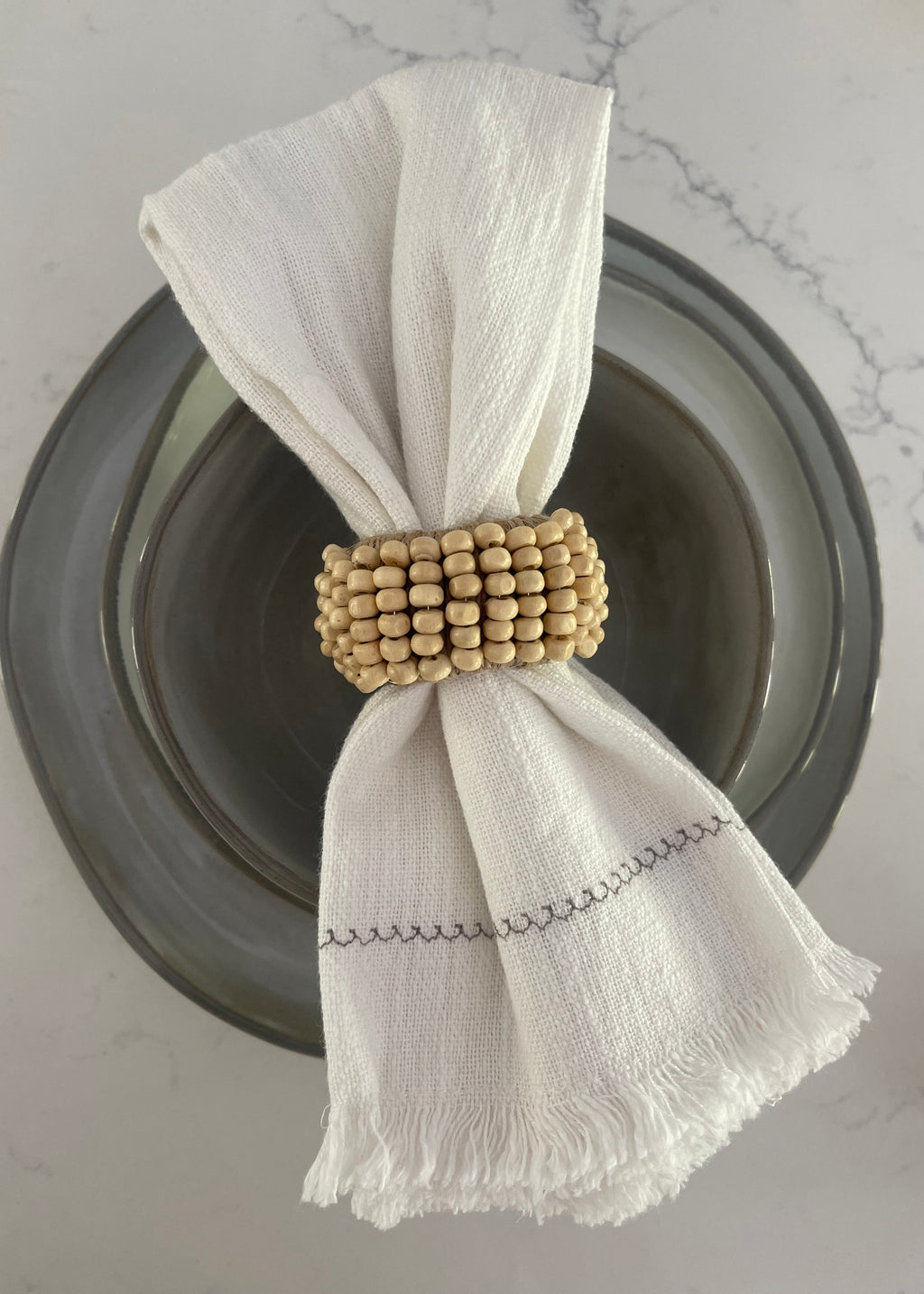 Z ZAura Coastal Napkin Rings