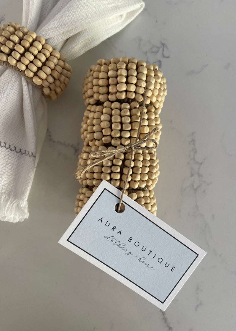 Z ZAura Coastal Napkin Rings