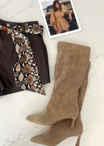 Mocha Pisa Slouch Boot