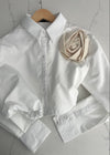 Paris Rose Collared Top