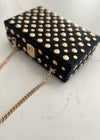 Black Studded Clutch