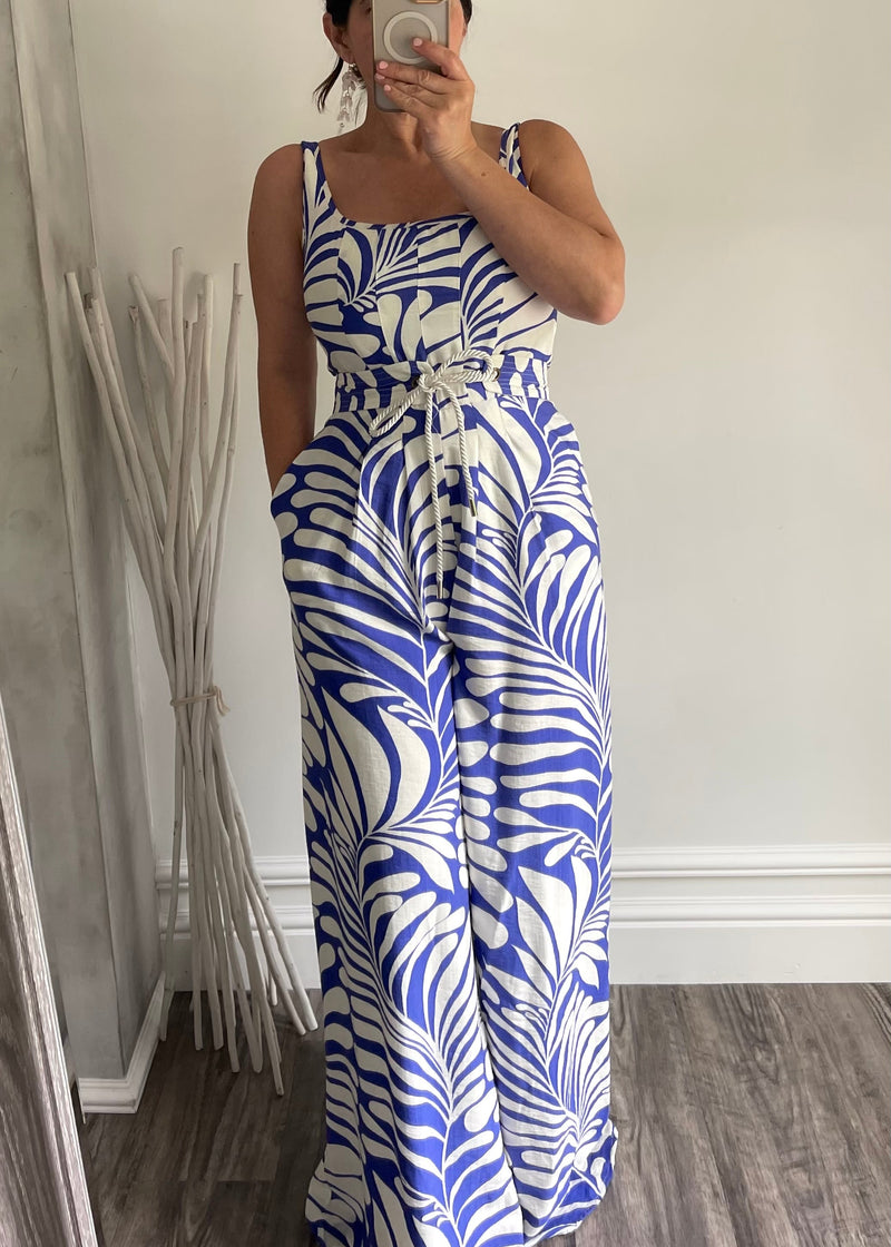 Blue Algarve Jumpsuit