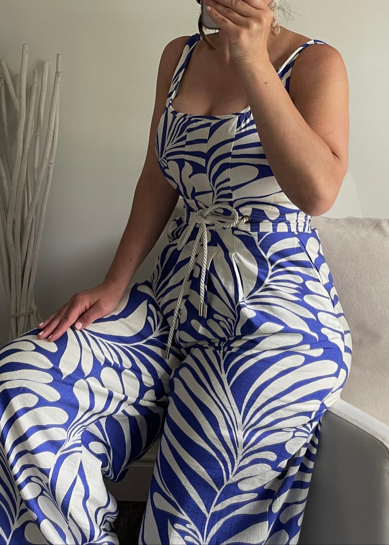 Blue Algarve Jumpsuit