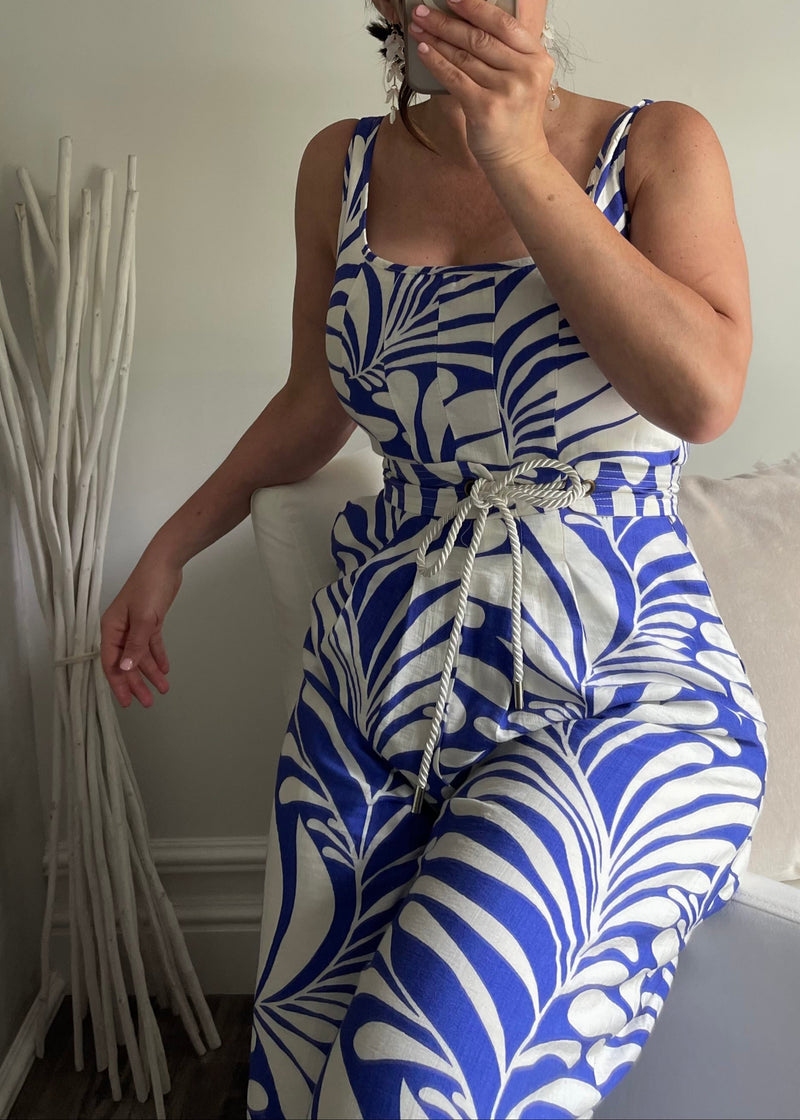Blue Algarve Jumpsuit